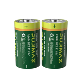 PUJIMAX 2个R20P电池