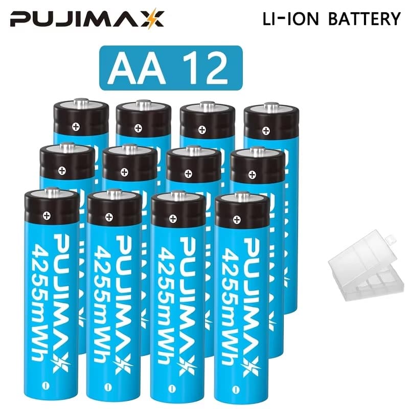 PUJIMAX AA Type-C rechargeable batteries