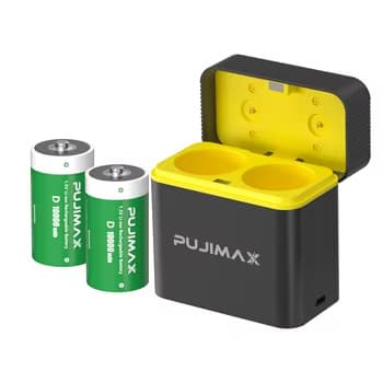 AA-, AAA-, 9V- und CR123A-Batterien — und die passenden Ladegeräte.